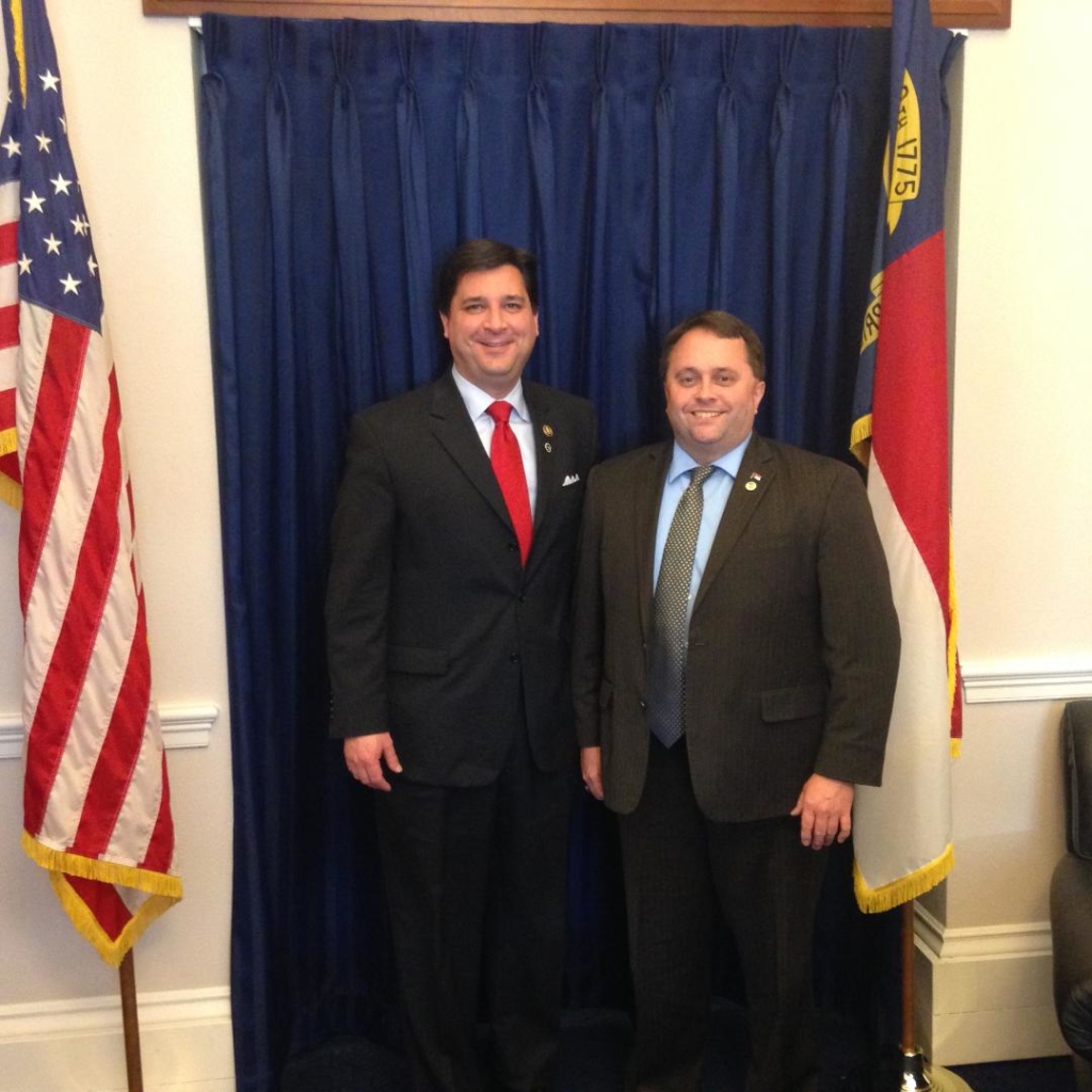 Commissioner Frank Williams and Congressman David Rouzer