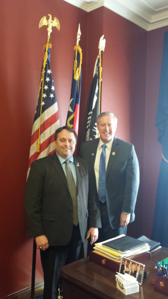 Commissioner Frank Williams and Congressman Mark Meadows