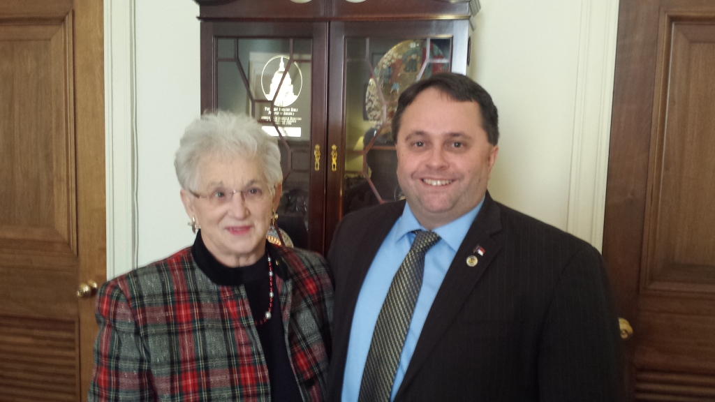 Commissioner Frank Williams and Congresswoman Virginia Foxx